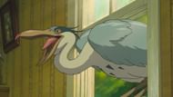 The Gray Heron as seen in the anime movie (Image via Studio Ghibli)